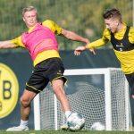 Haaland_Reus_Dortmund_training